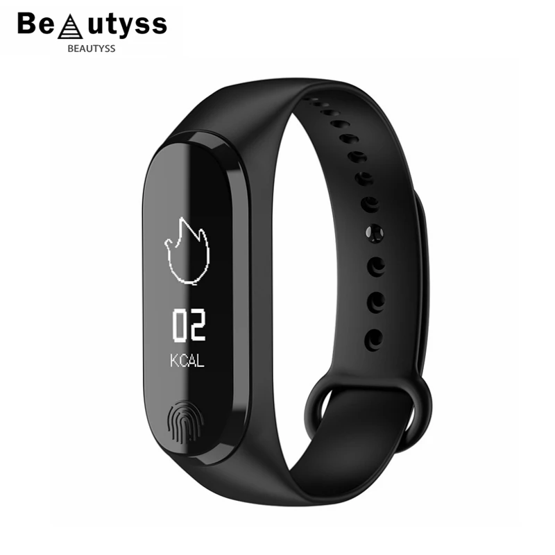 Beautyss M3 Смарт часы Android iOS монитор сердечного ритма браслет одежда смарт amazfit Часы