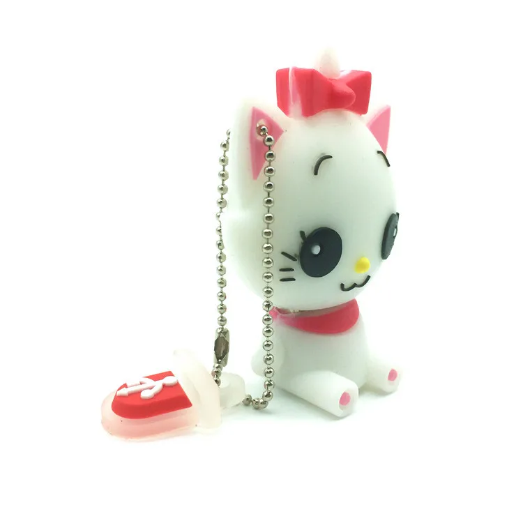 Новый Модный Милый мультяшный Кот usb 4 ГБ 8 16 32 64 Флешка креативный подарок для
