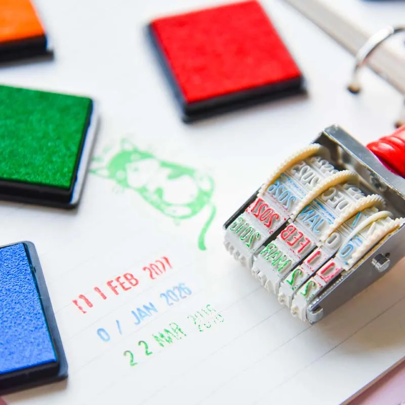 36 цветов чернил прокладка для печати детей DIY Красочные ремесло Pad мультфильм