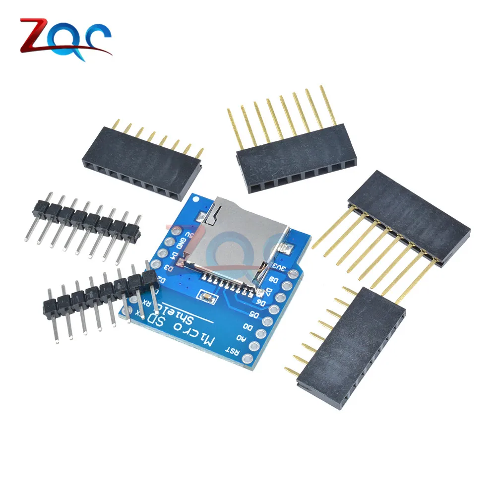 Микро sd карта щит WeMos D1 Мини WiFi ESP8266 TF памяти модуль с контактами для Arduino|shield card|shield