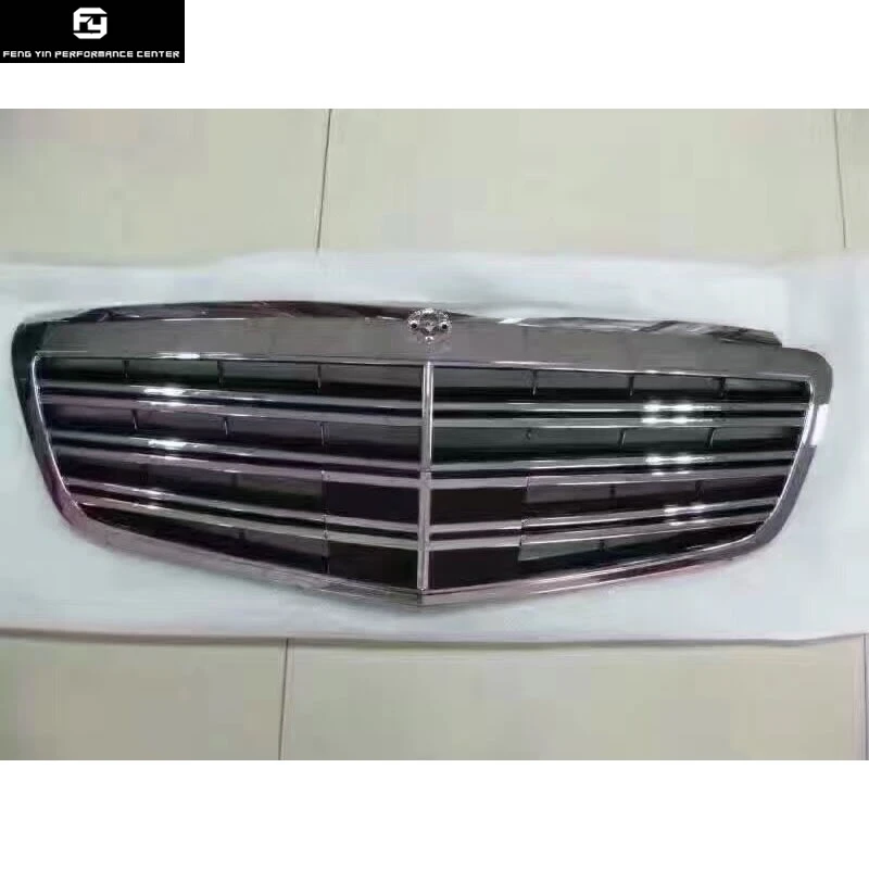 W221 S65 AMG стиль PP Неокрашенный Передний Задний бампер боковые юбки гоночные грили для Mercedes Benz W221 автомобильный комплект кузова 07-13