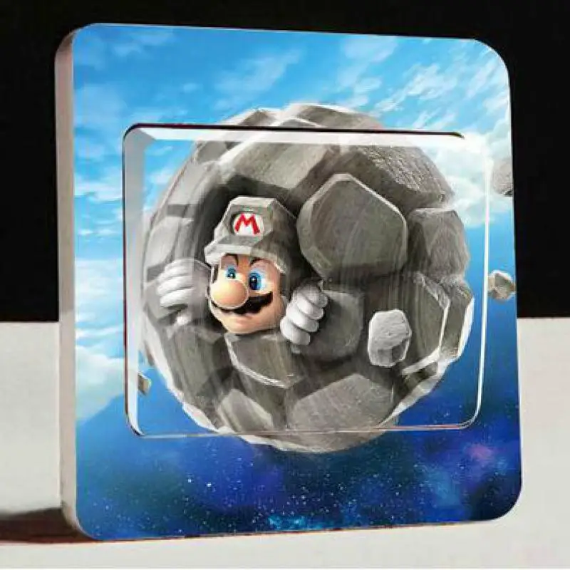 2 шт. переключатель света Mario Bros съемные наклейки декоративные для гостиной