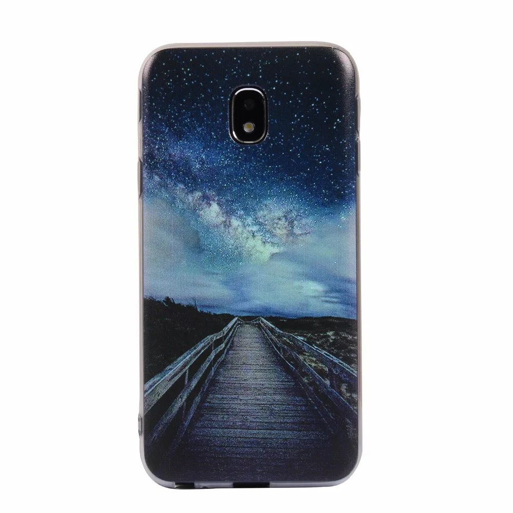 OUZifish для samsung J3 2017 чехол прозрачный мягкий силиконовый Galaxy J330 J330F телефон случаях |