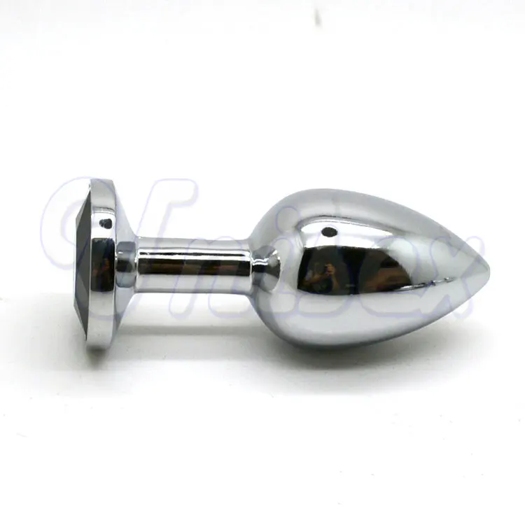 ( Medium Size ) Sparkle Jewelry Metal Butt Plug Unisex Sophisticated Sexy Anal Toys Adult Products | Красота и здоровье