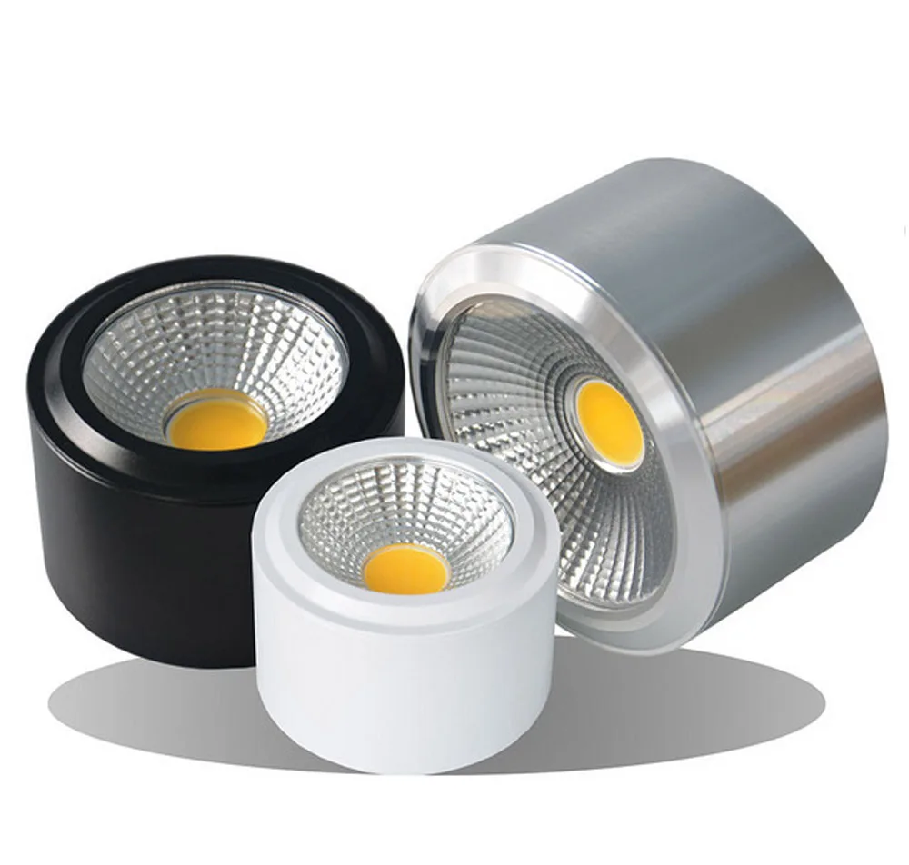 

Surface Mounted LED Downlights 5W 7W 9W 12W Surface Mounted LED Downlight 110V 220V spot light Warm /Pure/ cool White