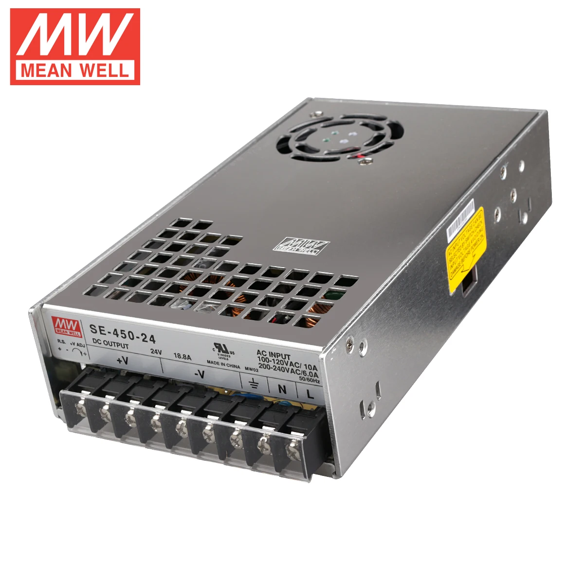 

BLV MGN Cube 3d Printer PSU Geniune Meanwell SE-450-24 24V18.8A 450W BLV MGN Cube 3d Printer Mean Well Psu