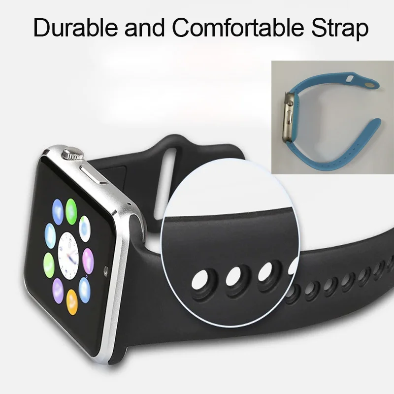 A1 Bluetooth Smart Watch Sport Pedometer With SIM Camera Smartwatch For Android Smartphone Wearable Device Better Than DZ09 GT08 |