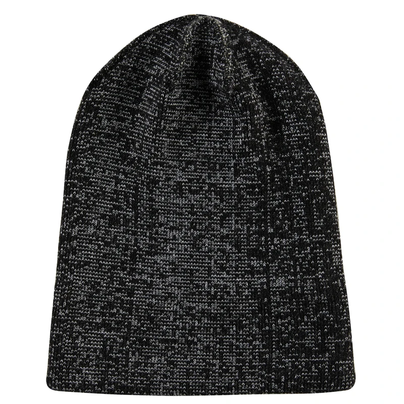 Зимняя мужская шапка из двойной ткани вязаные шапки Gorro Skullies для женщин и девочек