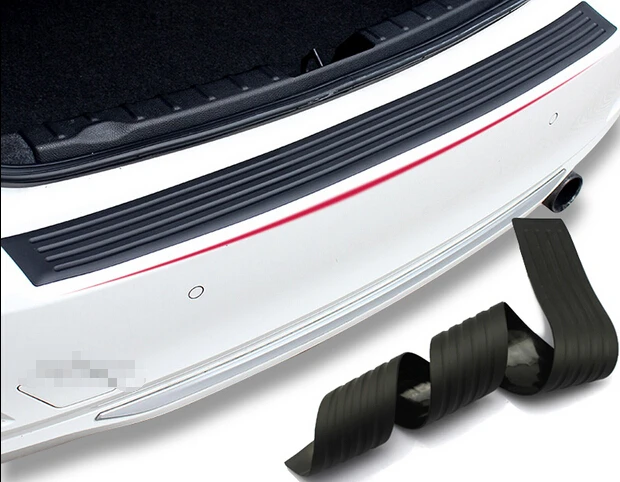 Автомобильный Стайлинг задний бампер резиновый протектор для Volkswagen vw Touran golf bora