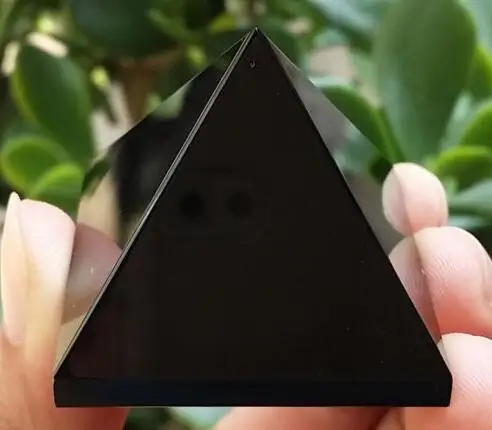 Натуральный обсидиана пирамида из кристалла кварца ТОЧКА исцеления|healing point|healing