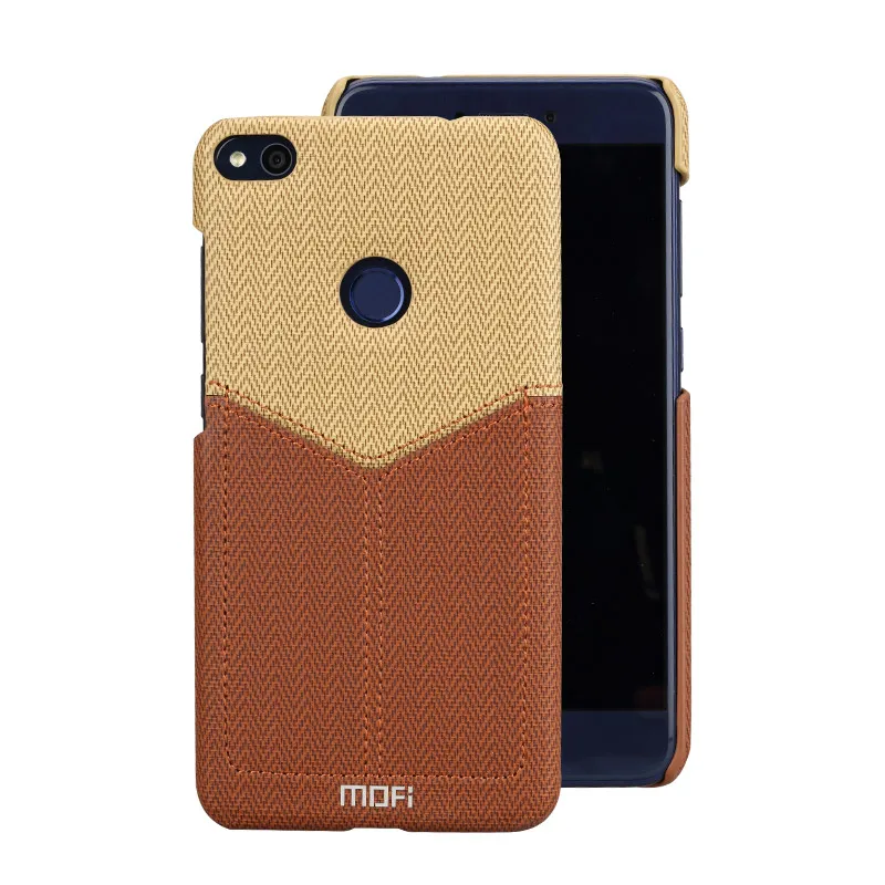 Huawei honor 8 lite case wallet 5.2&quot MOFi P8 Lite 2017 cover hard back card capas original phone | Мобильные телефоны и