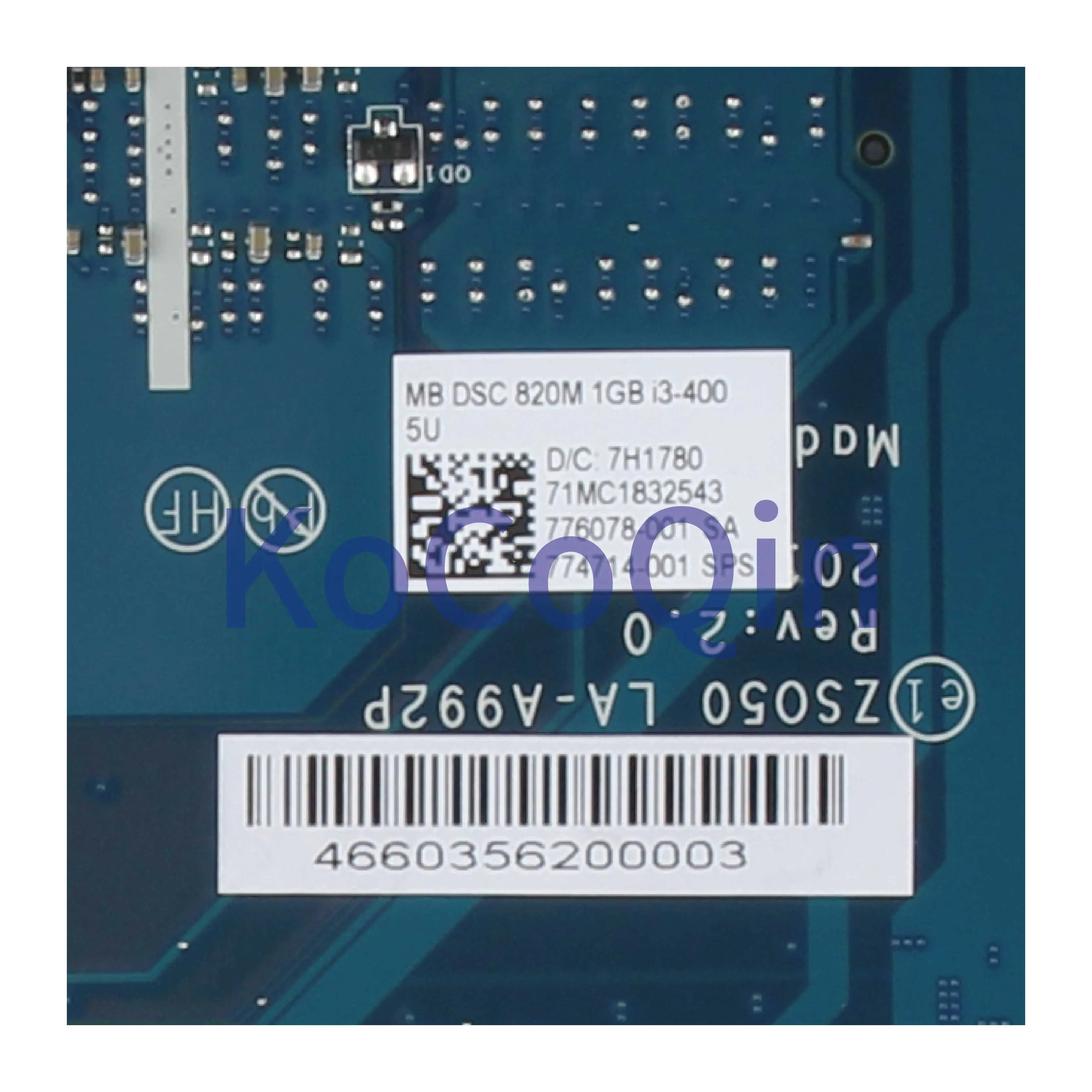 KoCoQin материнская плата для ноутбука HP Pavilion 15-R 250 G3 I3-4005U 776078-001 776078-501 774714-001