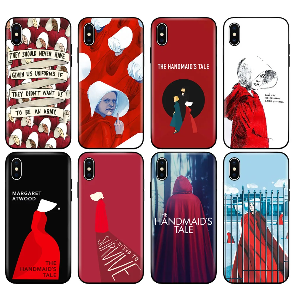 Черный чехол из ТПУ для iphone 5 5s se 6 6s 7 8 plus x 10 силиконовый XR XS 11 pro MAX с надписью Handmaid Is
