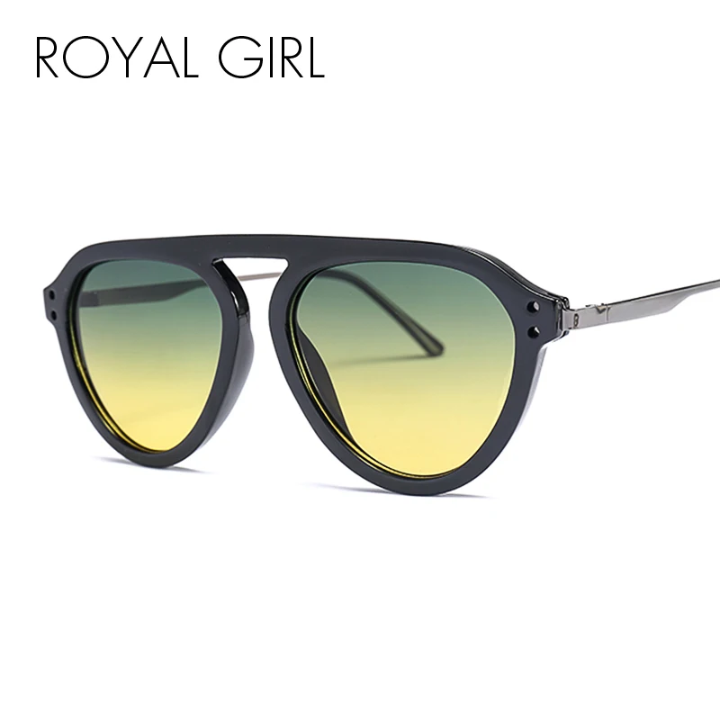 Солнцезащитные очки для мужчин и женщин Royal Girl Cat Eye Ретро стиль брендовые