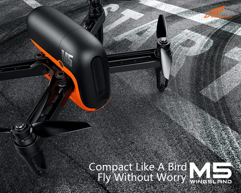 Wingsland M5 бесщеточный gps WI-FI FPV с 720 P Камера Радиоуправляемый Дрон Quadcopter игрушка RTF VS Hubsan H109S H501S Ми Drone Bayangtoys X21