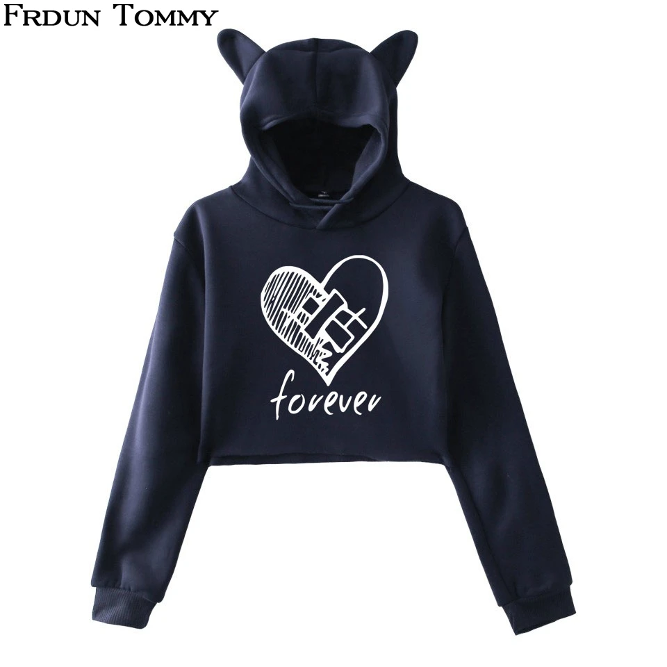 Frdun Tommy xxxtentacion толстовки с капюшоном сексуальная девушка кошачьи ушки Мода рэпер