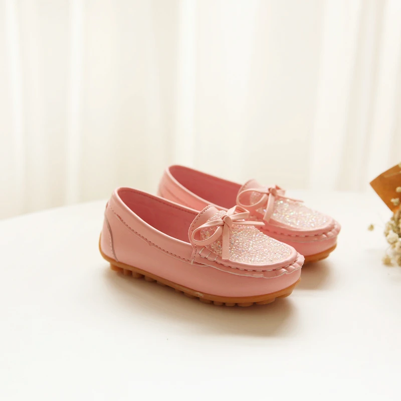 2017 новая весенняя детская обувь в Корейском стиле принцессы для девочек горошек |