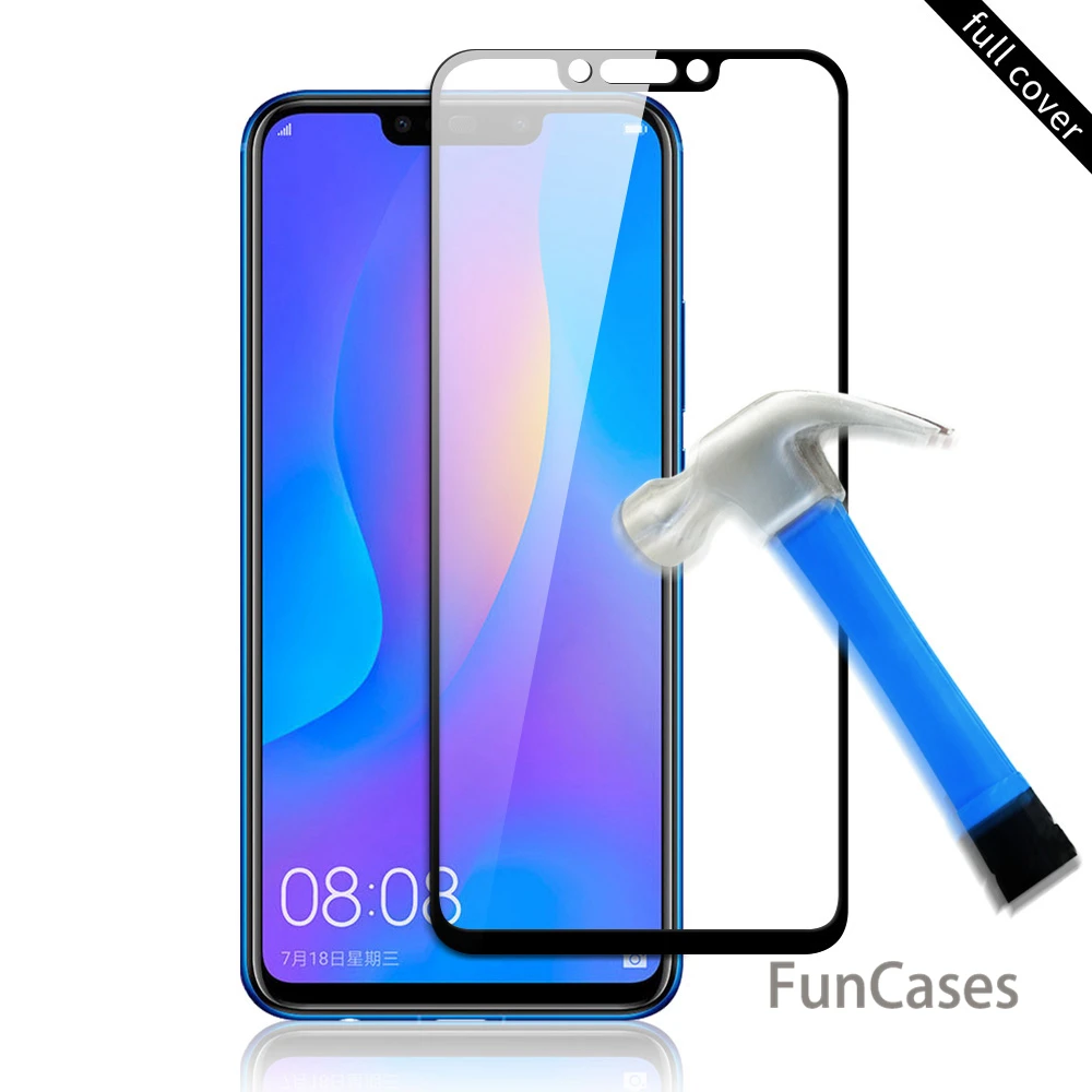 Стеклянная крышка для huawei P Smart Plus чехол из закаленного стекла Hawei Nova 3i 3e 3 2i 2 Lite i
