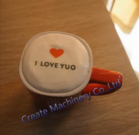 Кофе принтер Milktea печатная машина с wifi или USB планшетный струйный для печати торт