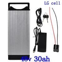 48v 1000w 2000w lithium battery 48v 30ah rear rack electric bicycle battery 48v 20ah 24ah 27ah 30ah ebike battery use lg cell