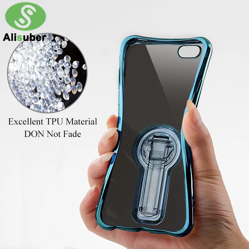Alisuber Подставки Телефон чехол для iPhone 7 8 плюс ТПУ Защитная крышка Телефонные чехлы