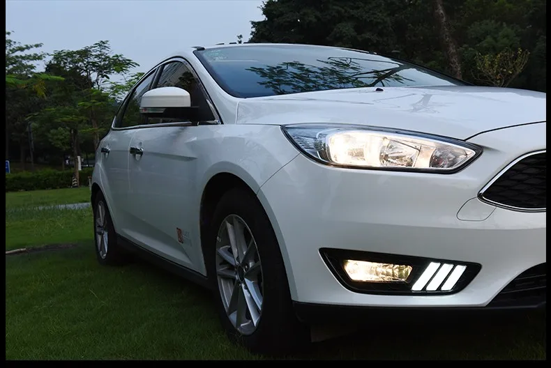 Стильные Автомобильные фары дневного светильник DRL светодиодный с поворотом