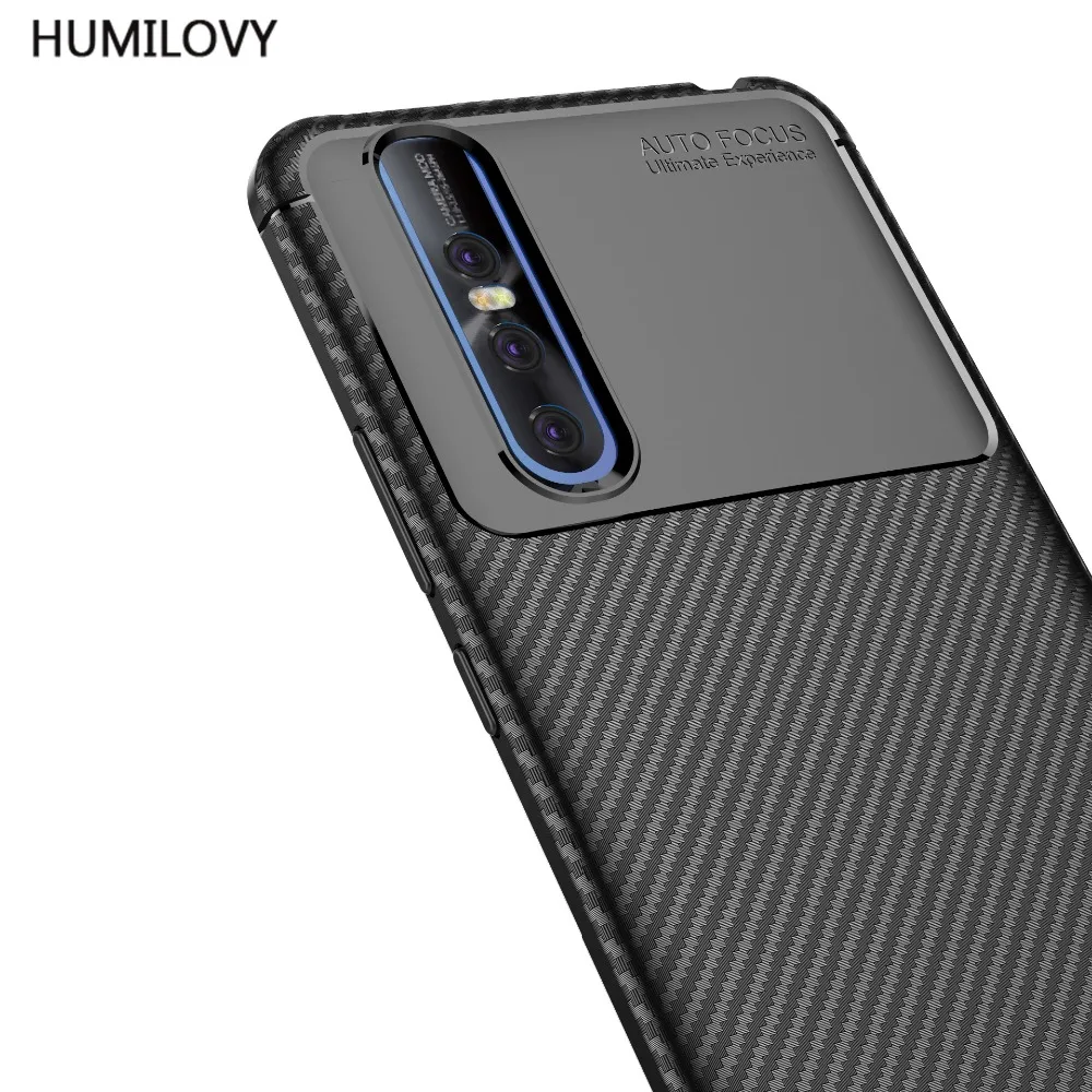 For Fundas Vivo X27 Case VivoX27 Cover 6.39&quot Carbon Fiber texture Shockproof Soft TPU Back X 27 Phone Cases |