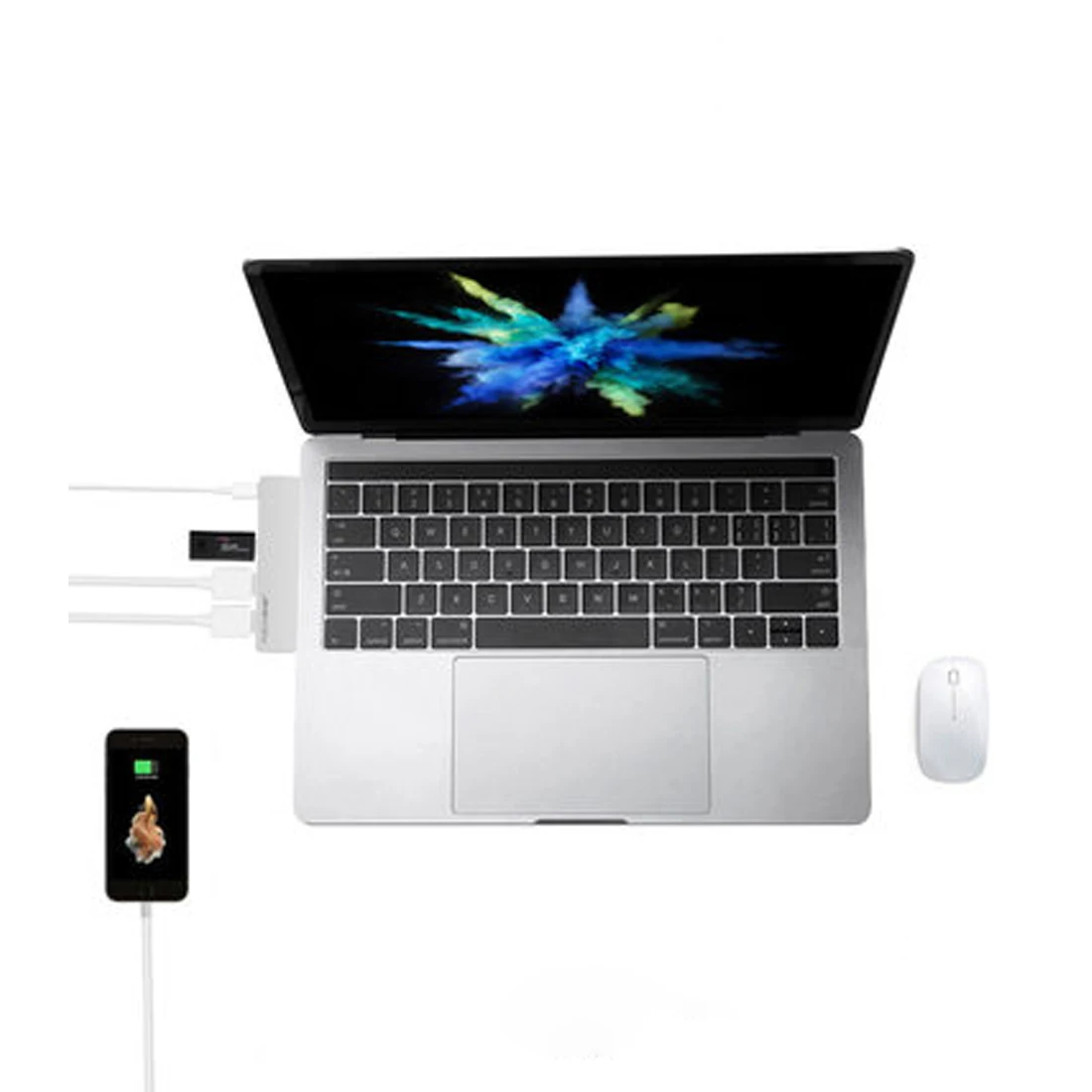 Acasis AC-3U1C Тип usb C концентратор 3-Порты и разъёмы USB 3,0 2,0 концентратор адаптер металлический Тип-C концентратор C PD для VGA кабель USB-C