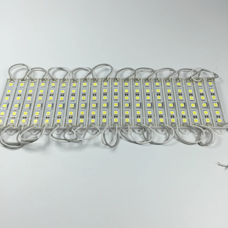 20 шт. 5050 SMD СВЕТОДИОДНЫЙ LED s модуль чисто белый Водонепроницаемый световая