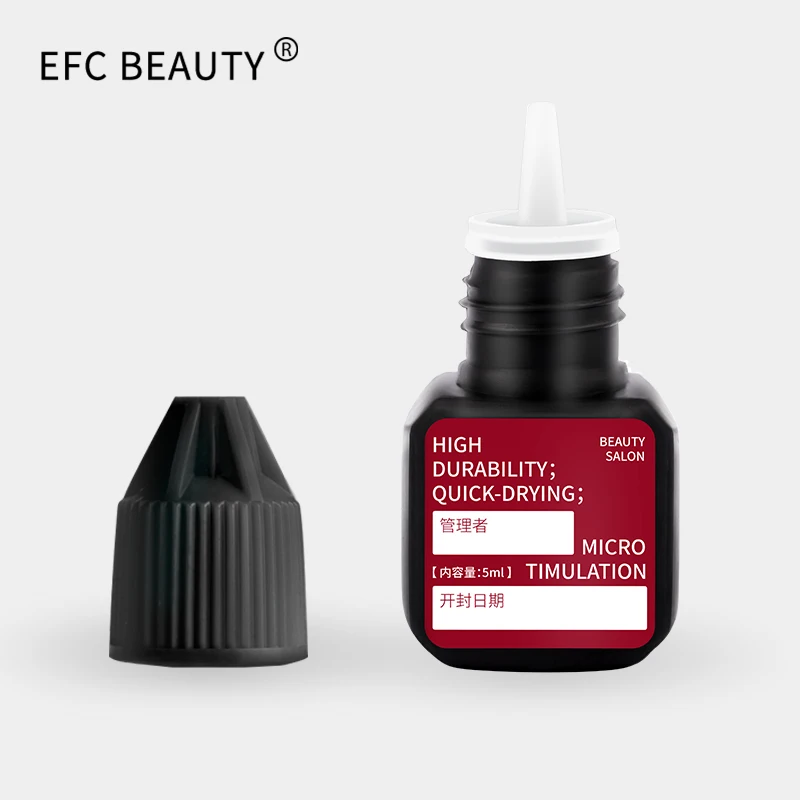 Efc beauty 5 мл 1-2 сек сухой клей для наращивания ресниц низкое раздражение индивидуальные клей для ресниц инструменты для ресниц