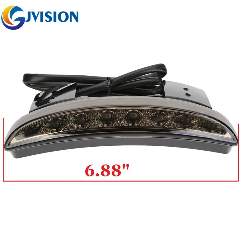 Новый Дым рубленый краевой светодиодный задний светильник для H arley Iron Sportster XL883