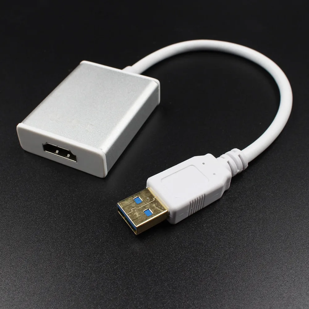 USB 3 0 к HDMI HD 1080 P видеокабель адаптер конвертер для портативных ПК ТВ pvc OTG кабель 5 13|