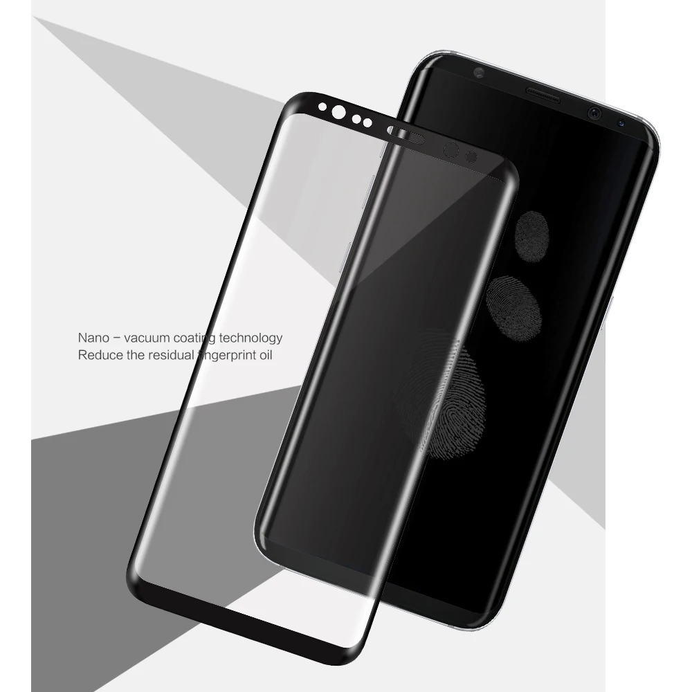 Gourde, новинка, 3D, 9 H, закаленное стекло для samsung Galaxy S9, взрывозащищенное, изогнутое, полное покрытие, Защита экрана для S8 Plus, S9 plus