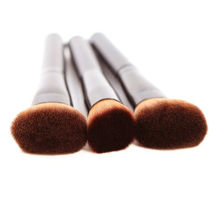 Профессиональная Кисть для макияжа лица угловая круглая кисть Кабуки пудры
