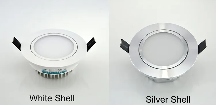 Заводская распродажа 10 Вт 12 LED COB с регулируемой яркостью встроенный светильник
