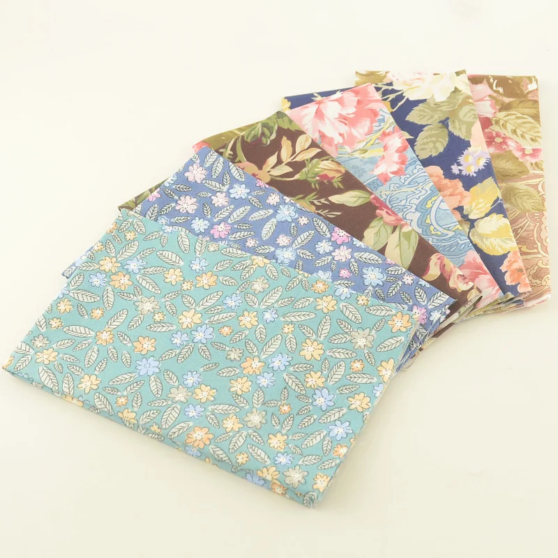 Booksew 100% хлопчатобумажная саржевая ткань измерители цветочный дизайн шитье