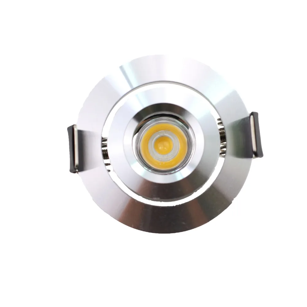 

10PCS Hot Sale Adjustable Mini Spot LED Ceiling Recessed Downlight Aluminium 3W AC90-260V Home Under Cabinet Lights Cutout 41mm