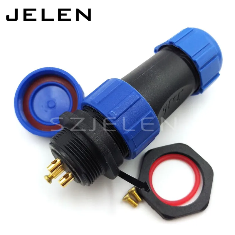 SP21 не требует сварки водонепроницаемый разъем 3 контактный и светодиодный кабеля