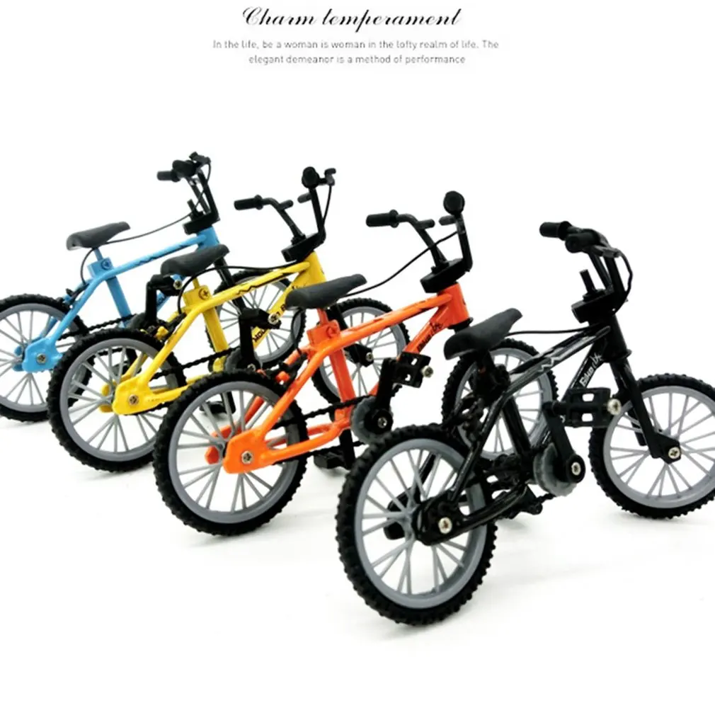 Мини палец bmx комплект фанаты велосипедов игрушка сплава BMX функциональный