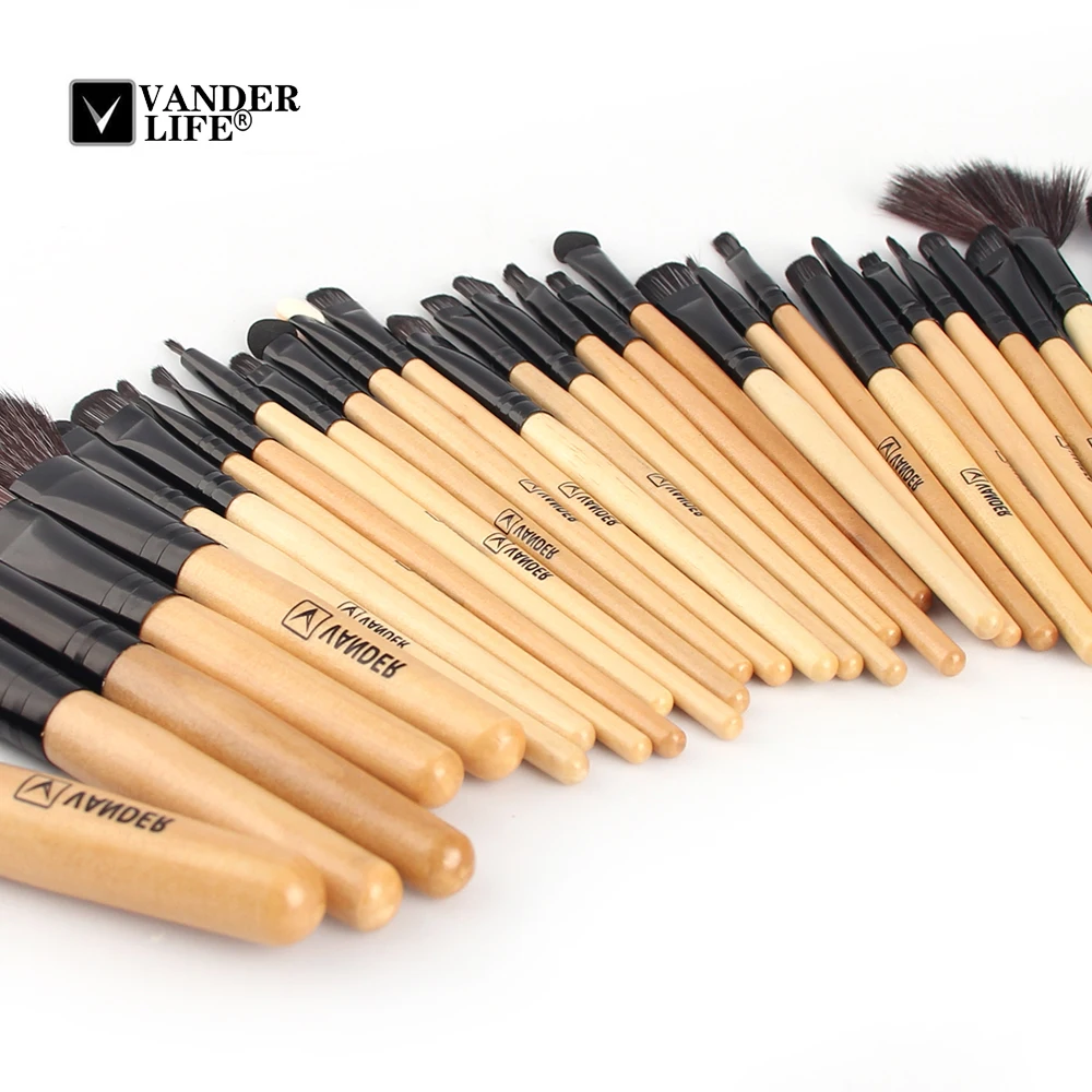 Vander Life 32 шт Профессиональные кисти для макияжа Мягкая Косметика набор кистей