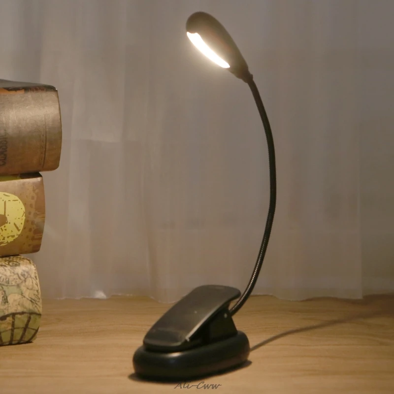 2018 гибкий светодиодный USB Настольный светильник с регулируемой яркостью зажимом