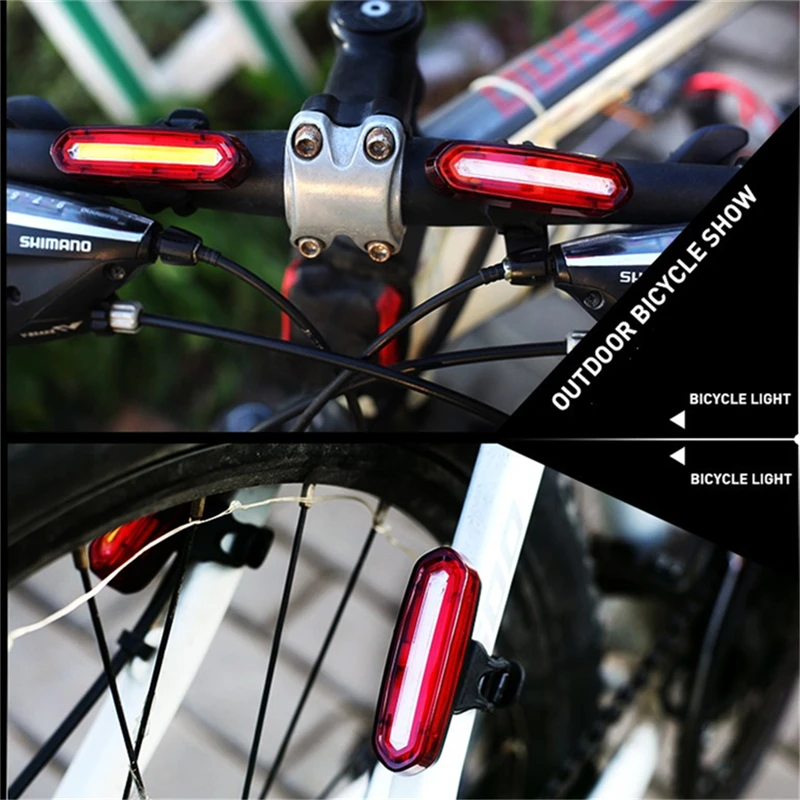Горячая USB перезаряжаемая велосипедная лампа LED 100LM велосипедные фары горный