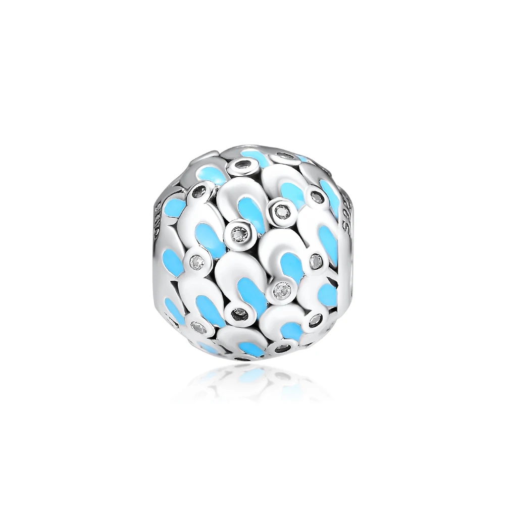 DIY Подходит для Pandora шармы Браслеты ожерелье стерлингового серебра 925 каскадные