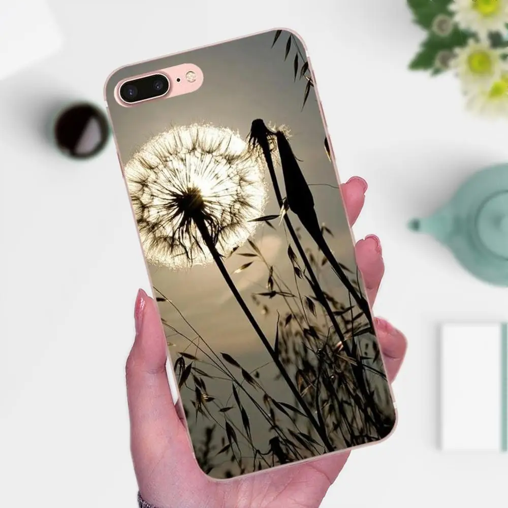 Цветок Одуванчик бабочки мультфильм ТПУ телефон для Galaxy J1 J2 J3 J330 J4 J5 J6 J7 J730 J8 2015 2016