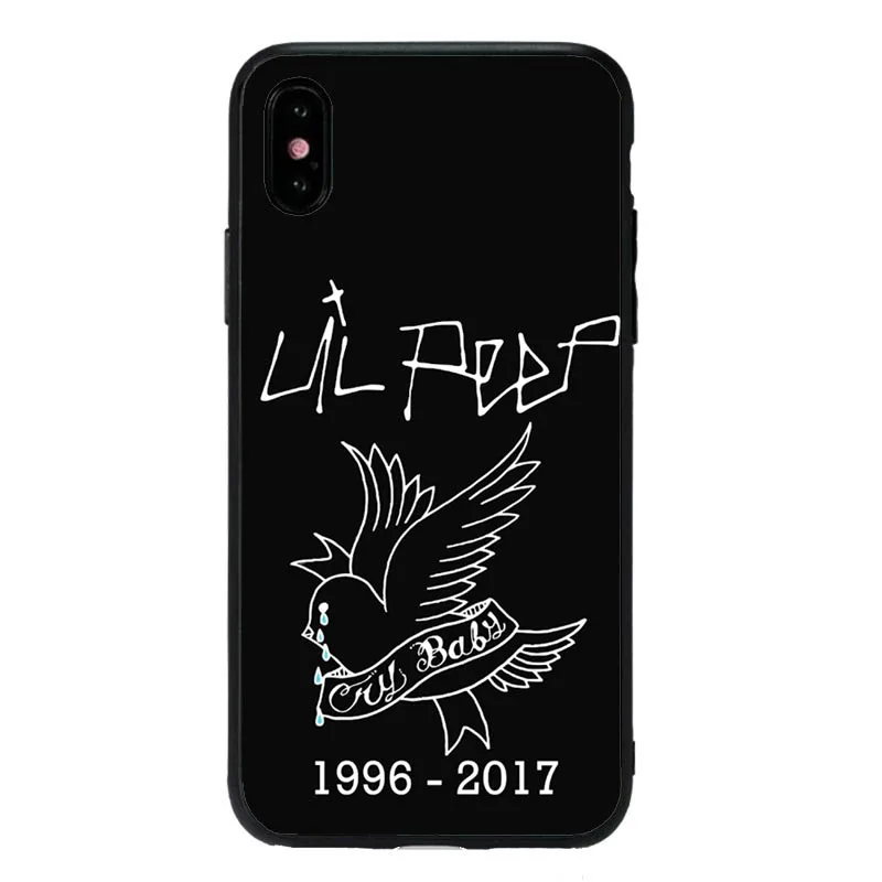 Lil Peep hellboy Life is Beautiful Cry Baby черный силиконовый чехол из ТПУ для iPhone 11Pro X SE 5 5S 6S 7 8 Plus XR