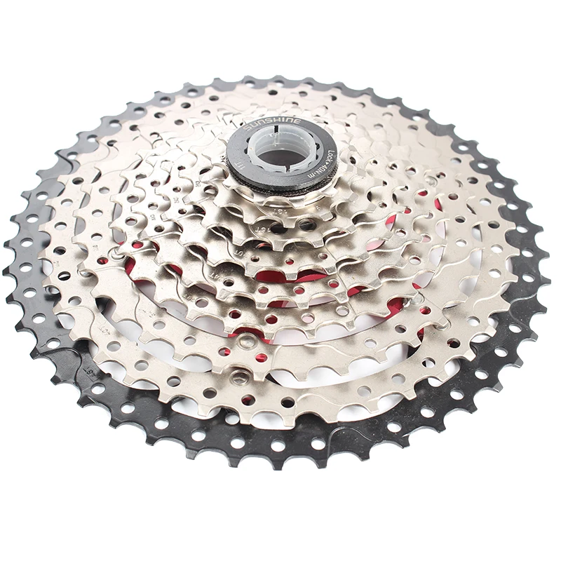 SUNSHINE-SZ MTB 9 скоростей 11-46T кассета s звездочки В k7 коэффициент совместимости с M430 M4000