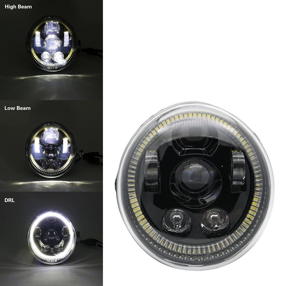 Передняя светодиодная фара DOT E9 Mark Moto для Harley Vrod V Rod ROD VRSC VRSCDX VRSCA 02 17 Rod| |