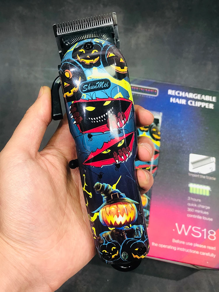Машинка для стрижки волос профессиональное устройство мужской триммер бороды