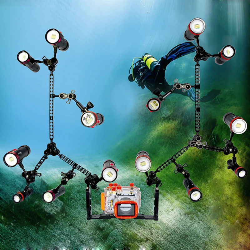 Портативный фонарик для дайвинга с поддержкой рукоятки|diving flashlight|flashlight divingflashlight