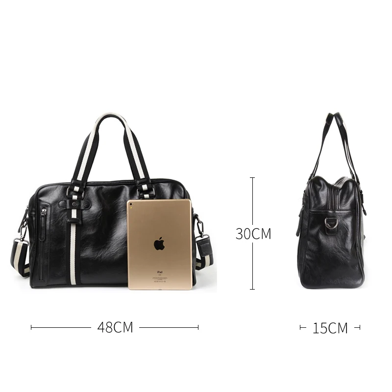 Мужские дорожные Сумки из искусственной кожи ручная сумка для багажа Мужская